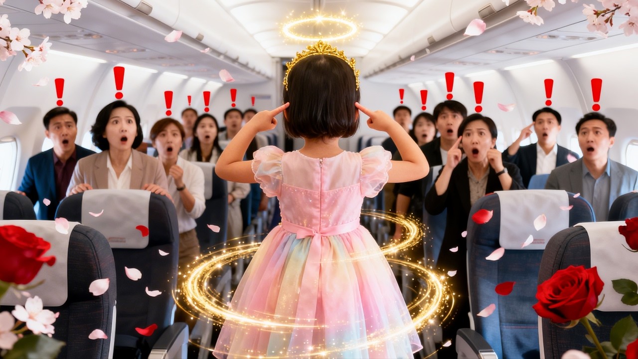 ¡Predice la vida de todos!En un avión encuentra a su padre, ¡y las mima a ella y su madre sin límite