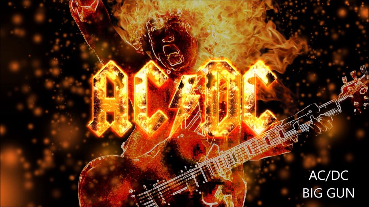 AC/DC - Big Gun (Guitar Backing Track)