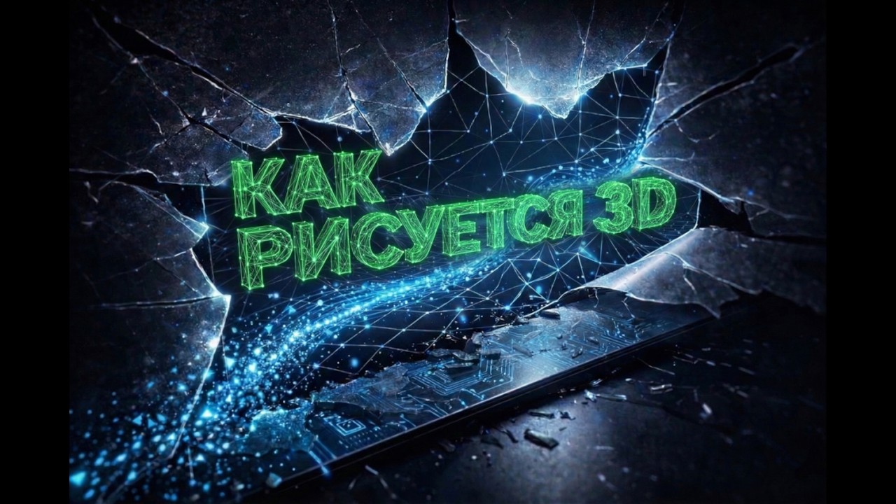 Как рисуется 3D в компьютере
