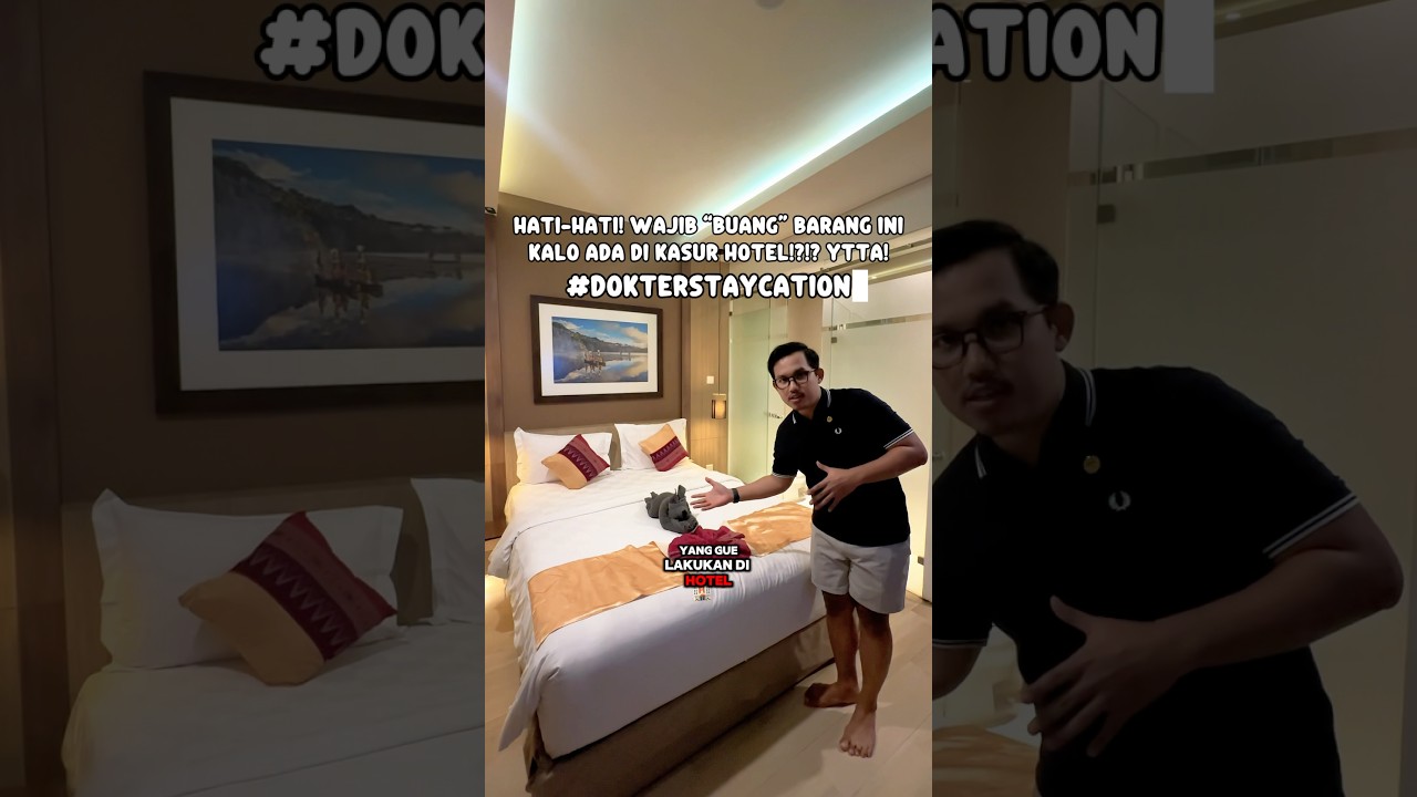 Aduh! Jangan Pake 2 Barang Dalam Kamar Hotel Ini pas Staycation ya #shorts