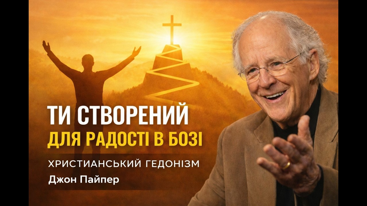 Ти створений для радості в Бозі | Християнський гедонізм | Джон Пайпер