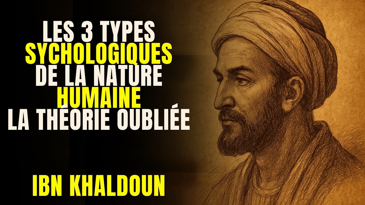 LES 3 TYPES PSYCHOLOGIQUES DE LA NATURE HUMAINE &ndash; LA TH&Eacute;ORIE OUBLI&Eacute;E D&rsquo;IBN KHALDOUN