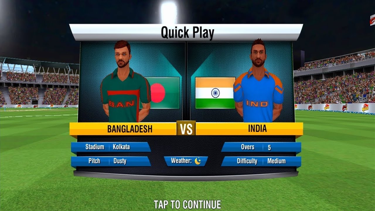 WCC2 Gameplay || Bangladesh Vs India 5 Over Match 2020 || World Cricket Championship 2