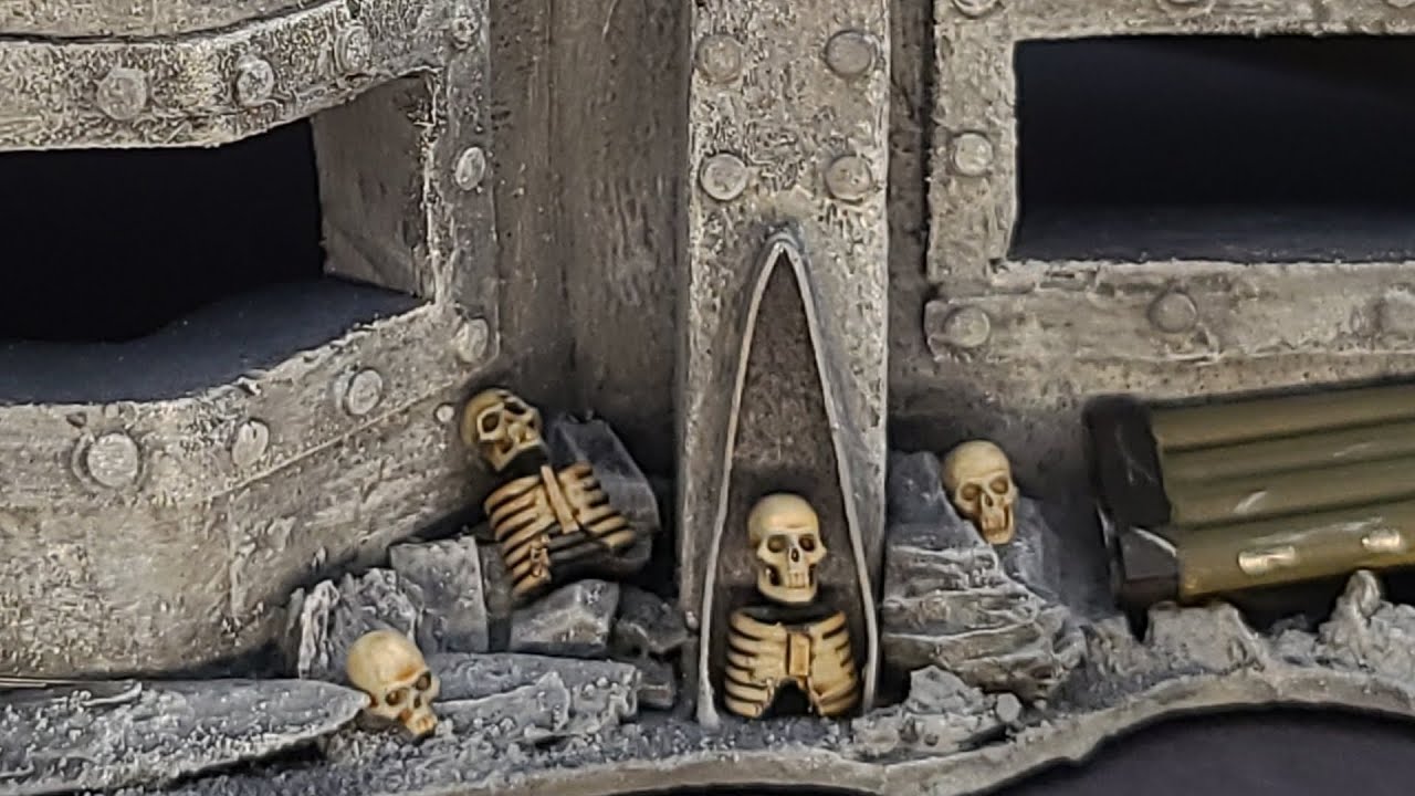 Making ribcages for Citadel Skulls Human Skulls