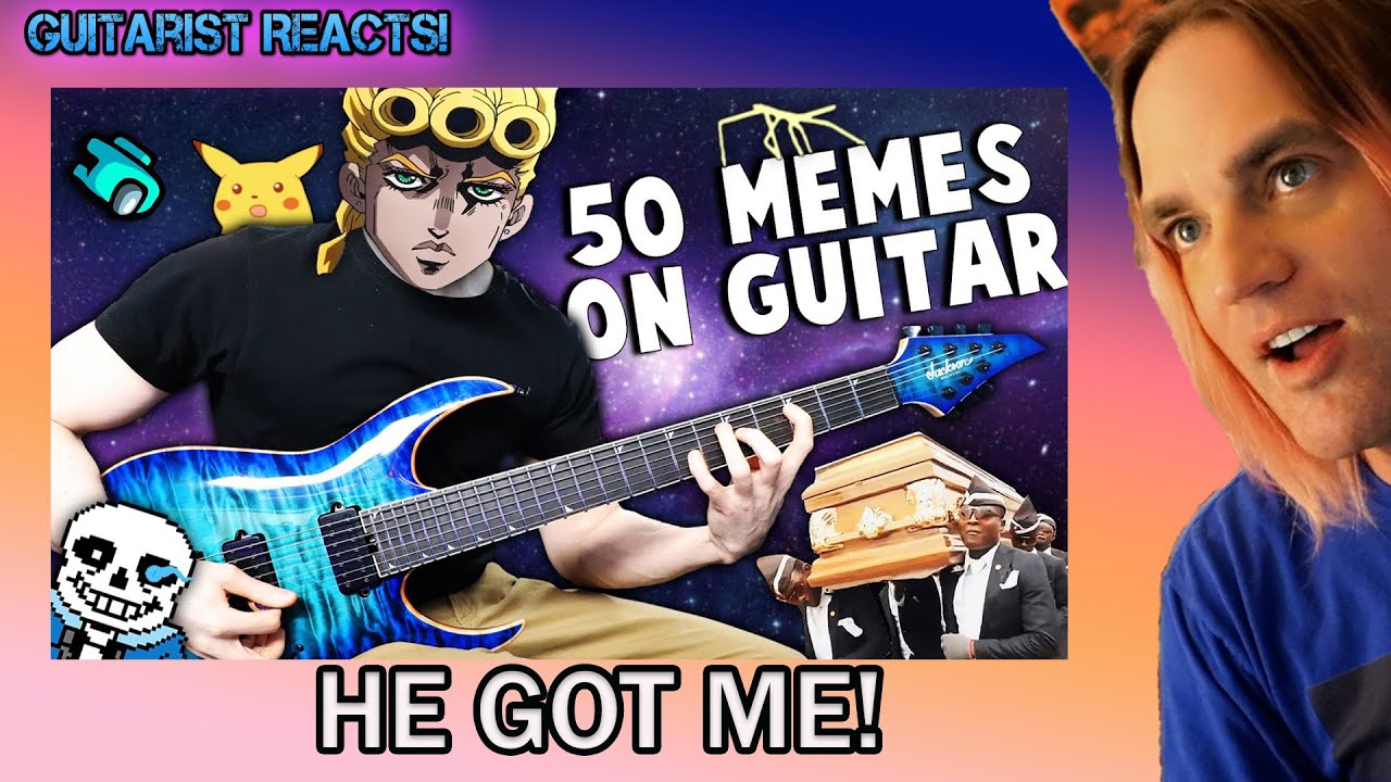 50 MEME SONGS on GUITAR Reaction : TheDooo / Guitarist Isnt a Vocal Coach Reacts