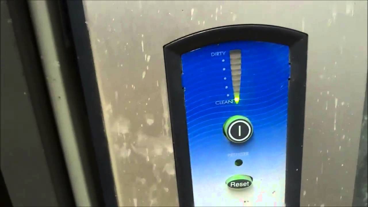 The Lights On A Trane CleanEffects Air Filter Unit-What They Mean