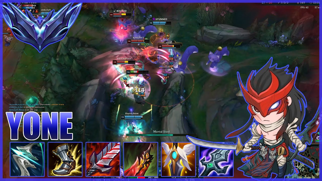 يونى ضد مالفايت مواجهة تجربة الايتم الجديدة League of legends | Yone