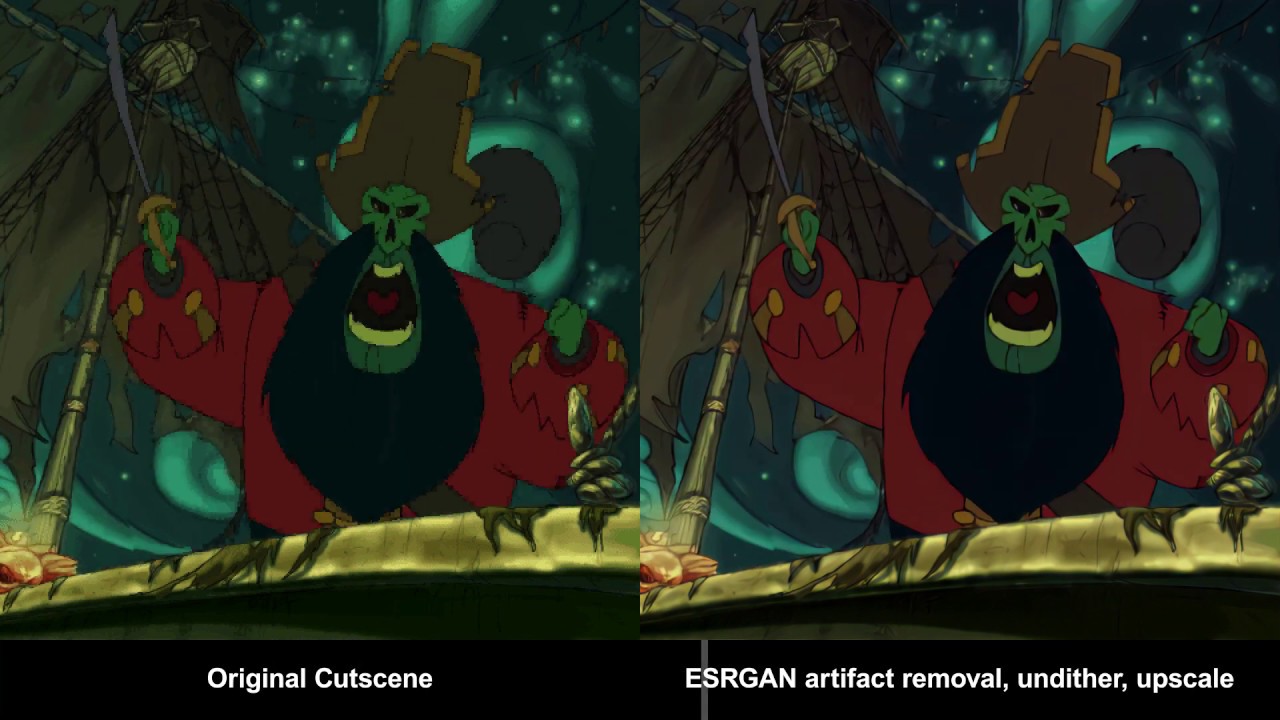 The Curse of Monkey Island - ESRGAN Upscale Test #1