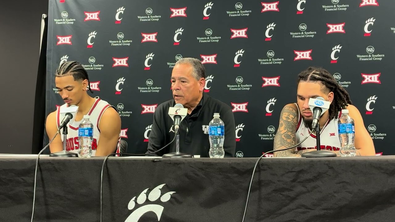 Kelvin Sampson, Milos Uzan, Emmanuel Sharp Post Cincinnati 