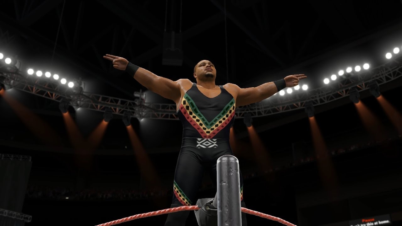 WWE 2K16 - D'lo Brown (выход, подпись, финишер)