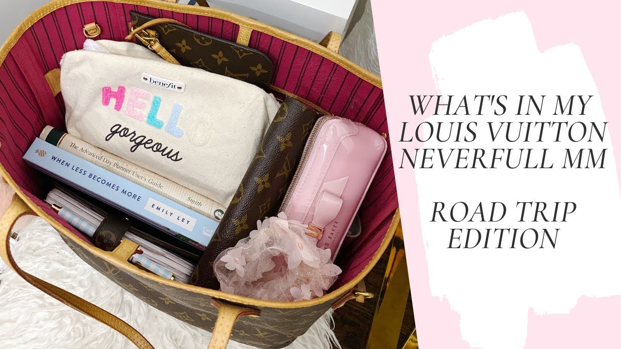 ЧТО В МОЕЙ СУМКЕ Louis Vuitton Neverfull MM | Издание «Дорожное путешествие»