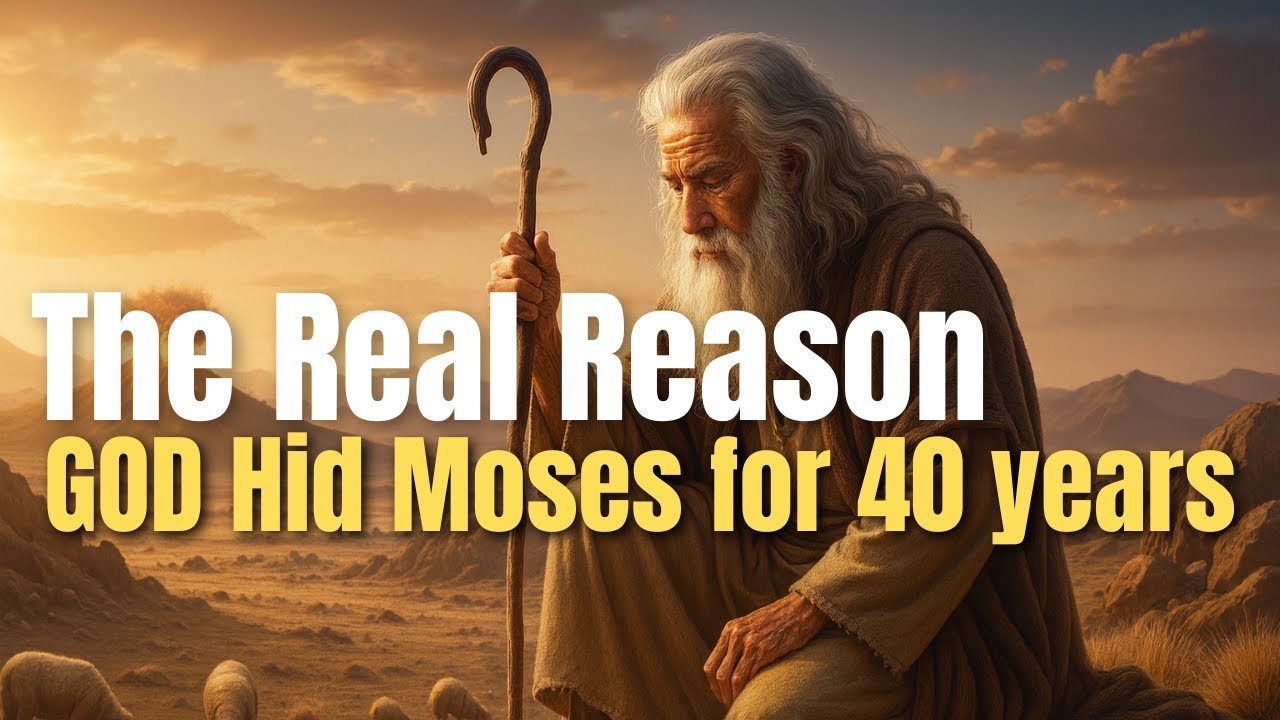 The REAL Reason GOD Hid MOSES in the Desert for 40 Years
