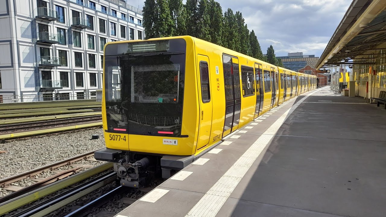 U-Bahn Berlin Mitfahrt von Hönow bis Hauptbahnhof Central Station im IK17 auf der U5 Komplette Linie