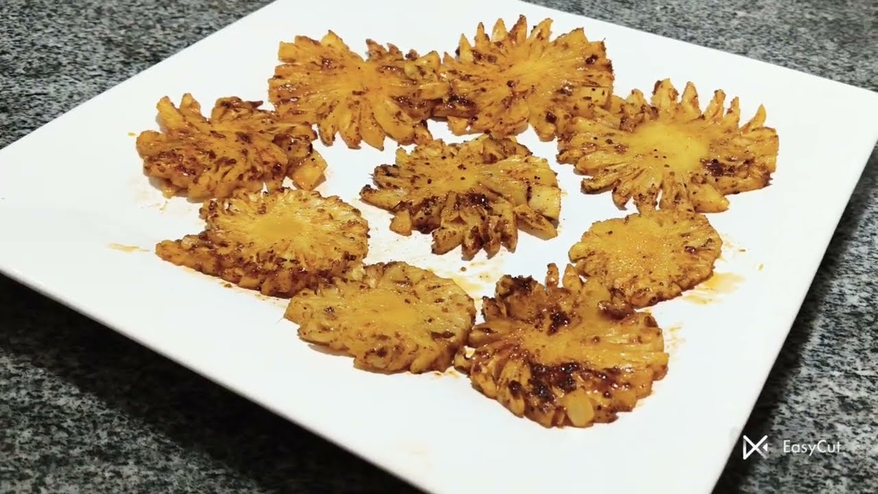 Pan Fried Pineapple Masala Recipe ✨😋#31