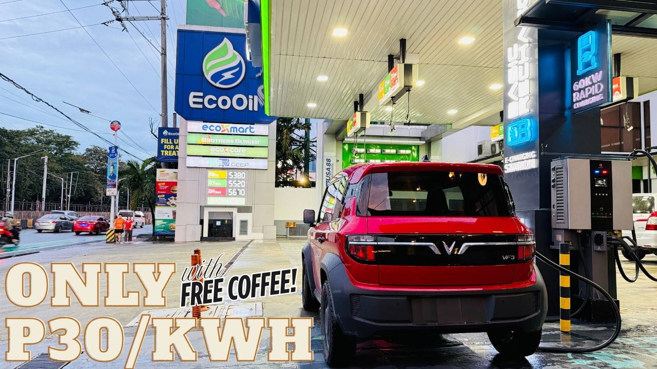 VF3 Charging @ Ecooil EDSA Greenhills