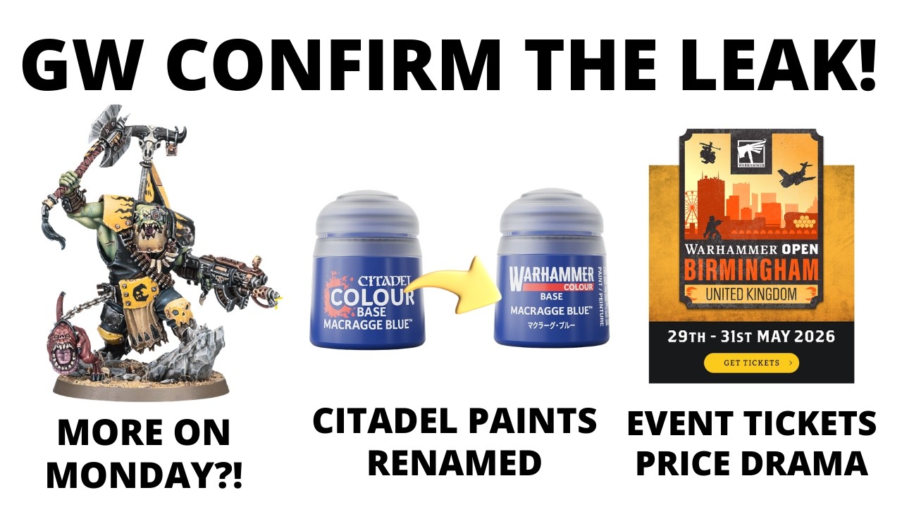 More Orks Coming Monday? GW Responds to the Leaks + More Warhammer 40K News!
