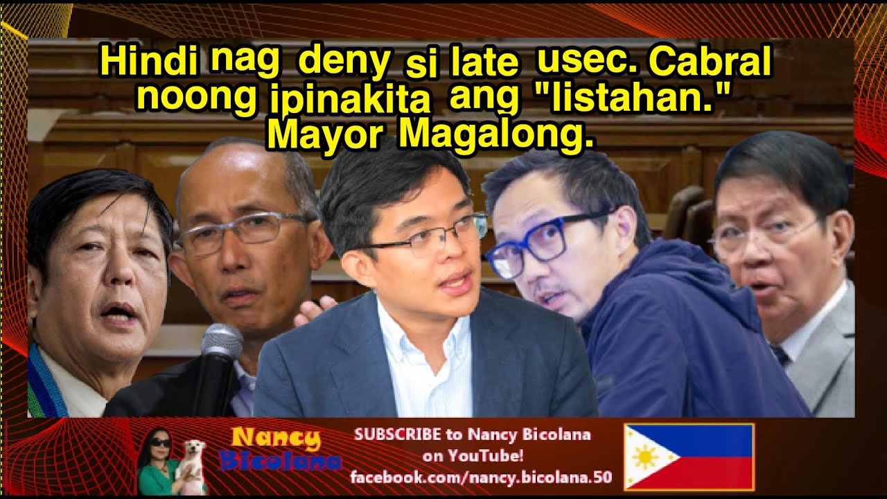 Bigla sya (late usec. Cabral) nanginig tapus humingi ng tubig noong pinakitaan ng chart ni Mayor...
