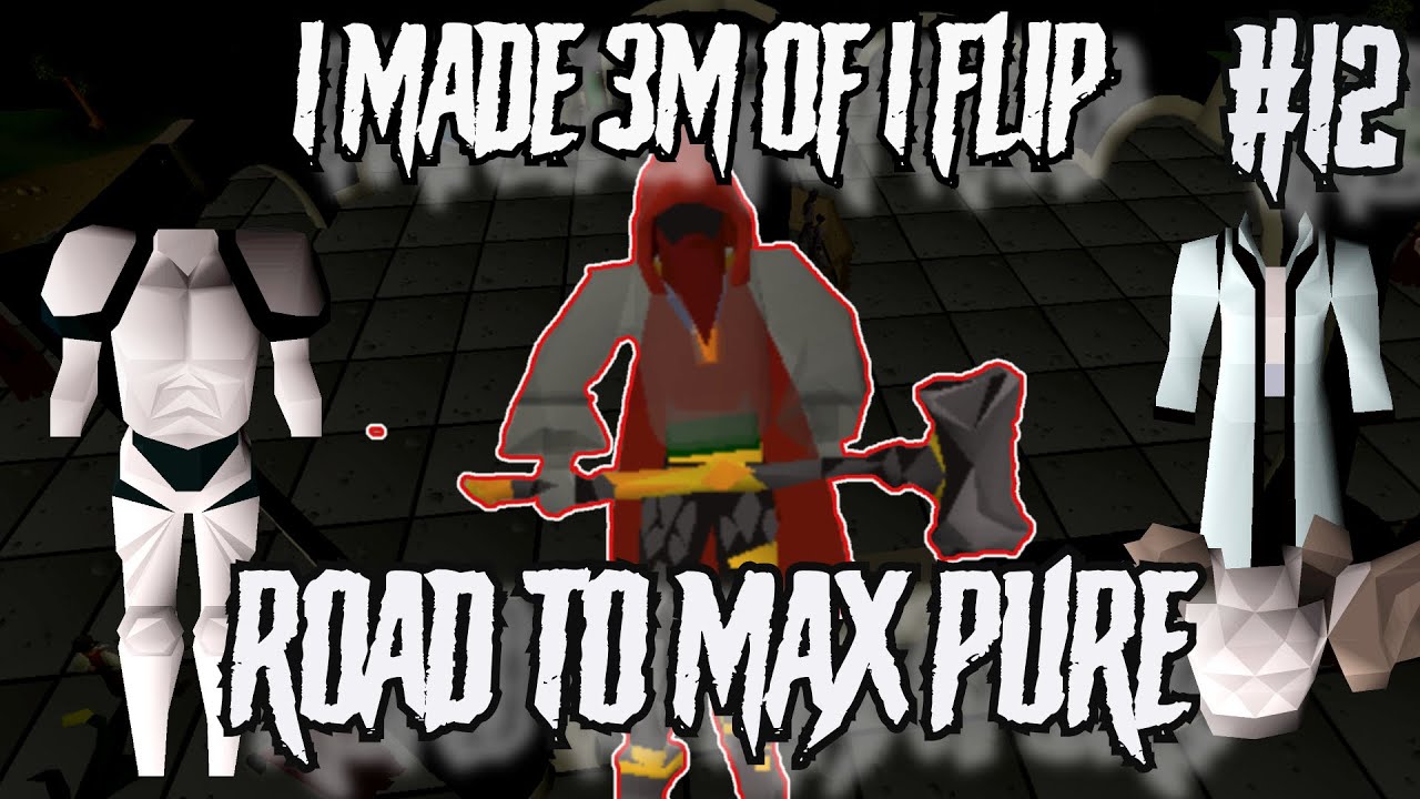 I Made 3m Of 1 Flip + Skilling Gainz ! - Road To Max Pure #12