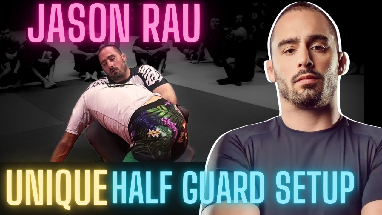 Jason Rau showing his unique bjj style at this half-guard to the back to a guilotine setup.