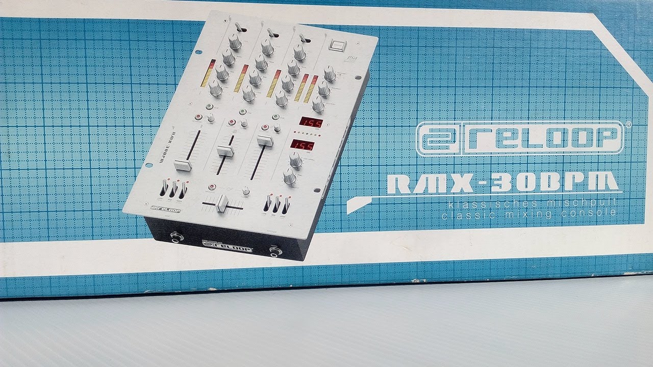 Reloop RMX-30 BPM Mixer New (új) Unboxing