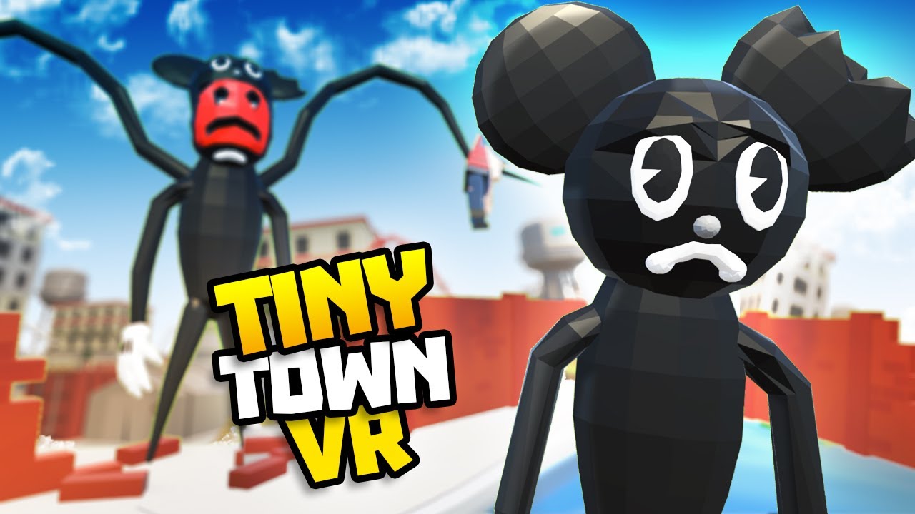 CARTOON MOUSE Has Escaped From A LAB In TINY TOWN - Tiny Town VR