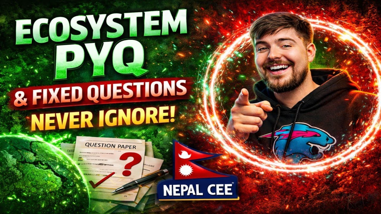 STOP ❌ Missing These Ecosystem PYQs! | Fixed Questions