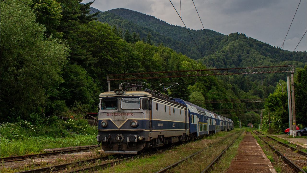 [4K] Activitate feroviară în Timisu de Sus (09.06.2024)