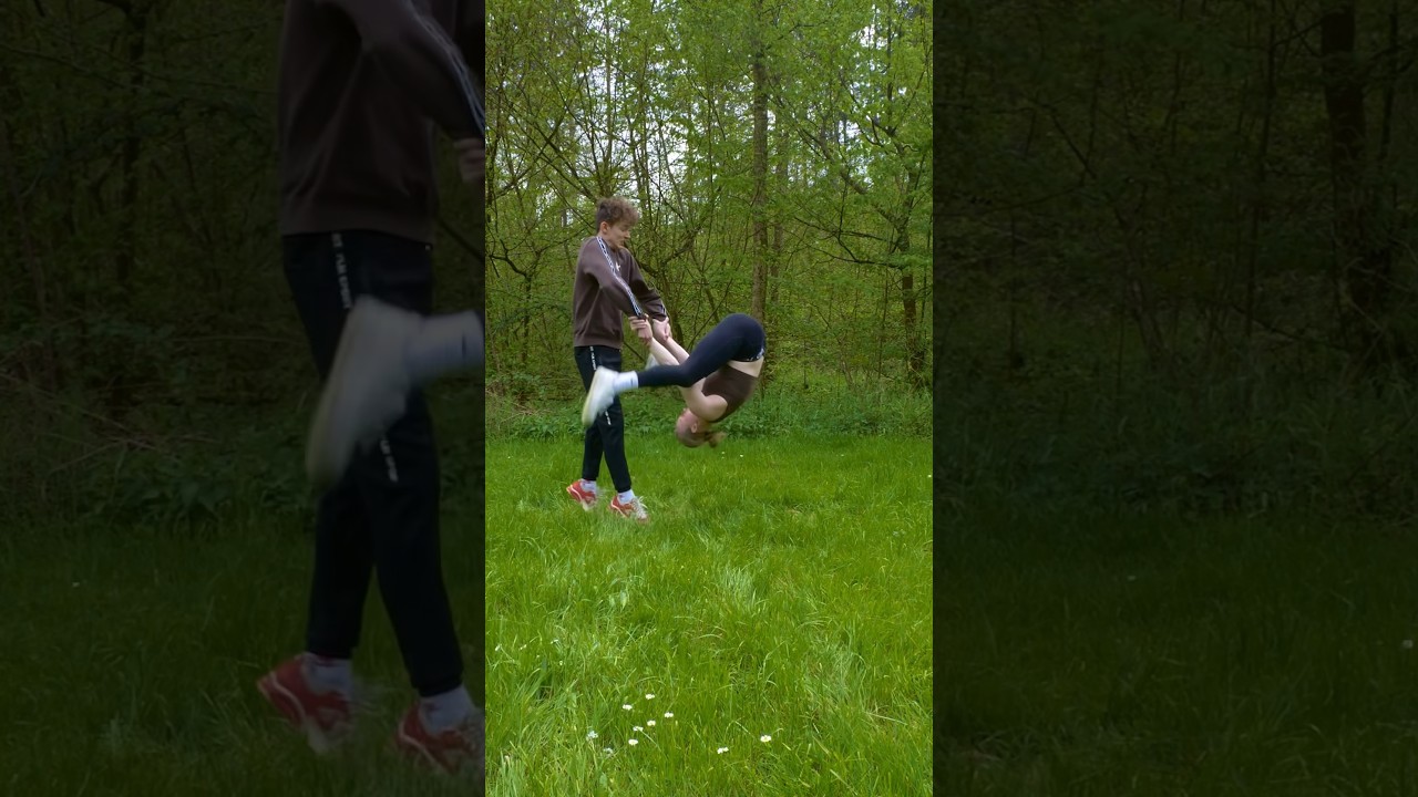 COOLE PARTNERTRICKS zum NACHMACHEN #turnen #challenge #salto #partnerstunt