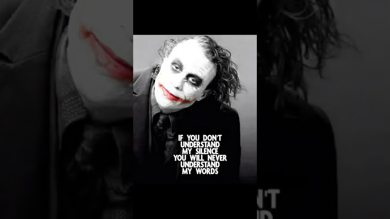 Joker | Joker Quotes | Whatsapp Status