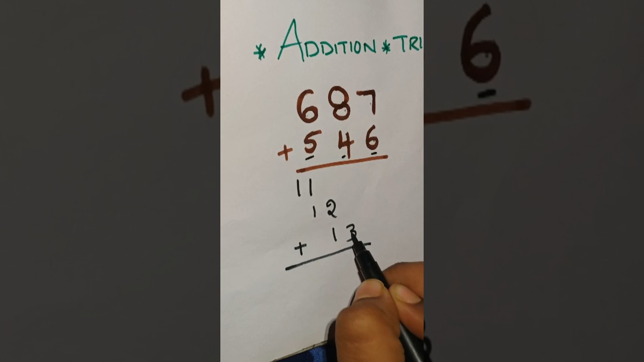 Addition trick 