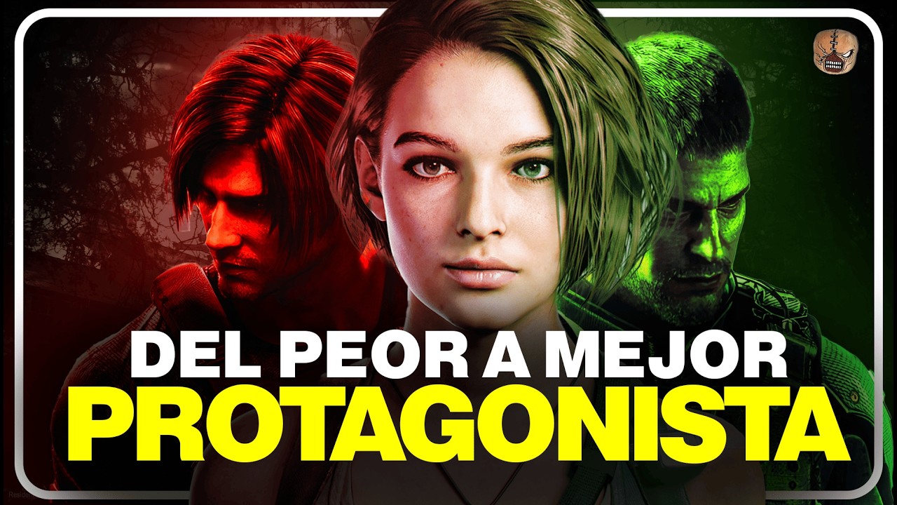 Del PEOR a MEJOR protagonista de RESIDENT EVIL