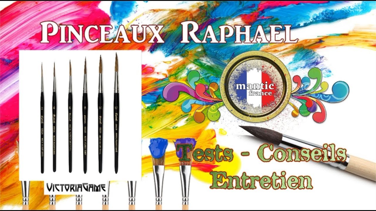 🎨 Gamme de pinceaux Raphaël : Présentation, tests & entretien...