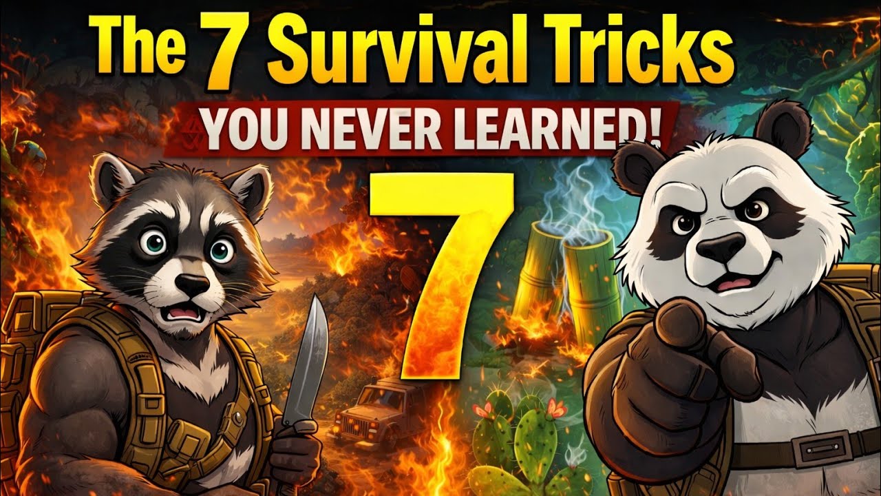 7 Survival Tricks That Can Save Your Life (Life or Death Guide)🐼