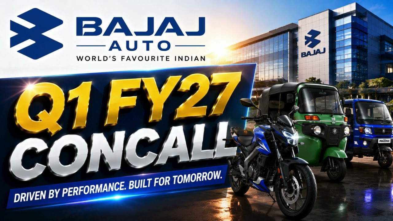 Bajaj Auto Q1 FY27 Concall: Management Explains Export Momentum & EV Growth