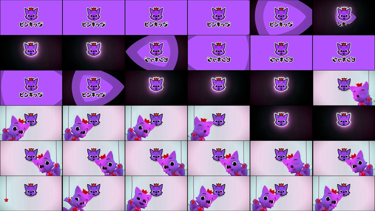 PinkFong Japan  Logo Intro Synchronize 36 Times inspired By Sorry Ear @SorryEarOfficial