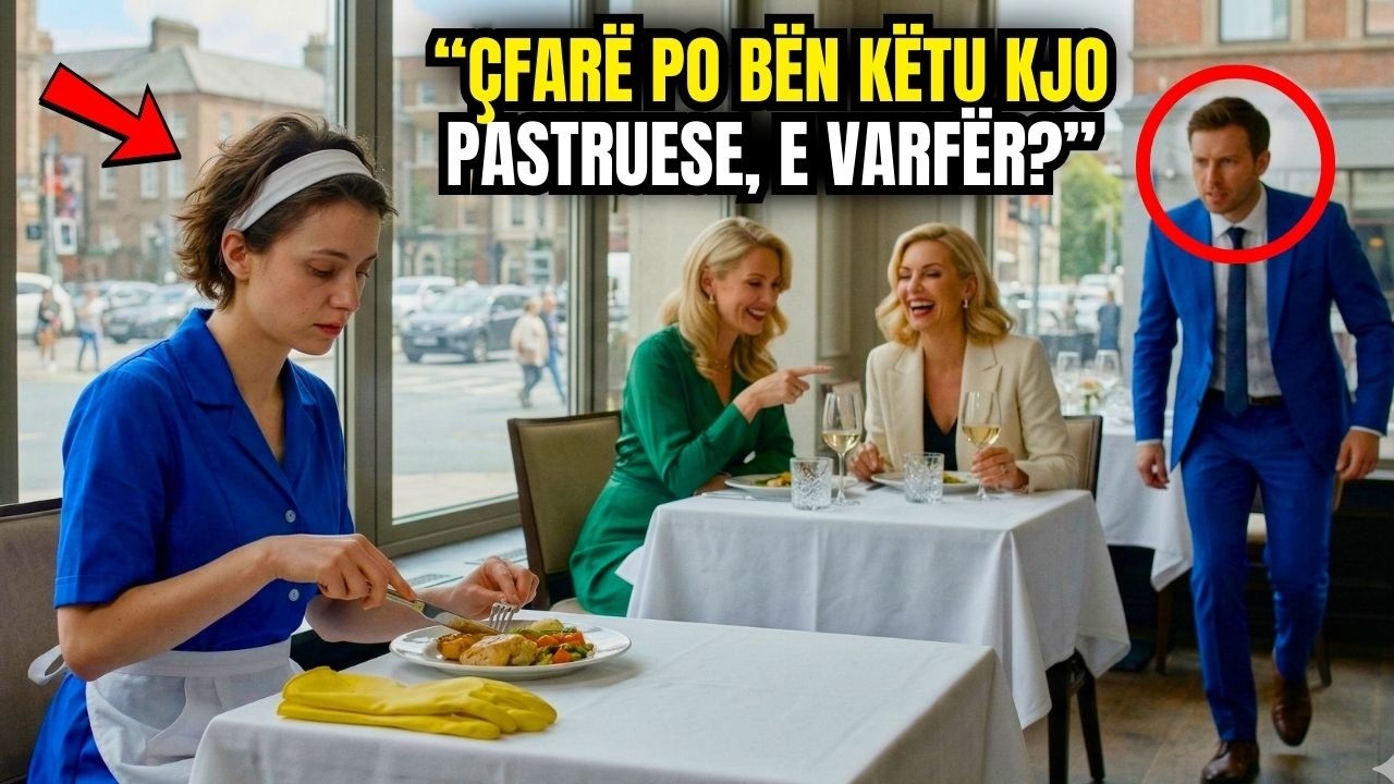 Gratë talleshin me pastruesen që po hante, derisa panë për kë punonte...