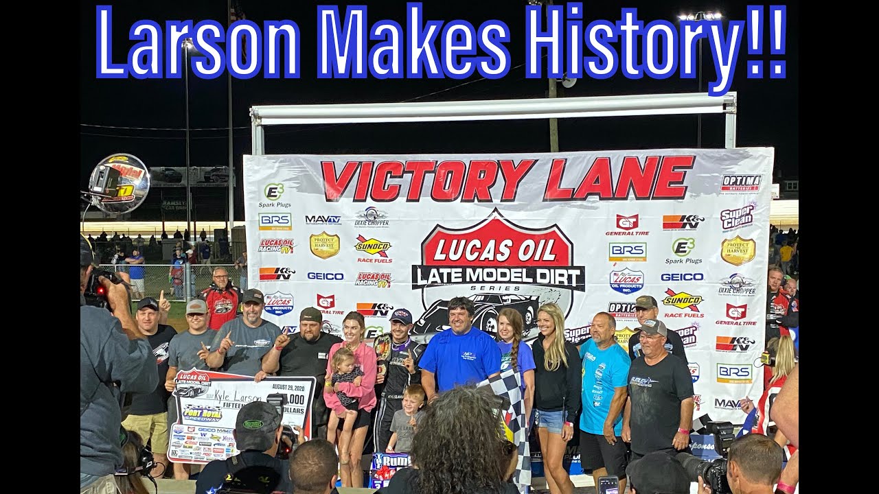 Kyle Larson Makes History at Port Royal Speedway!
