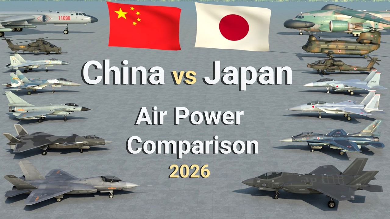 Japan vs China Air Power 2026 - Who is the Dragon of the East ?!