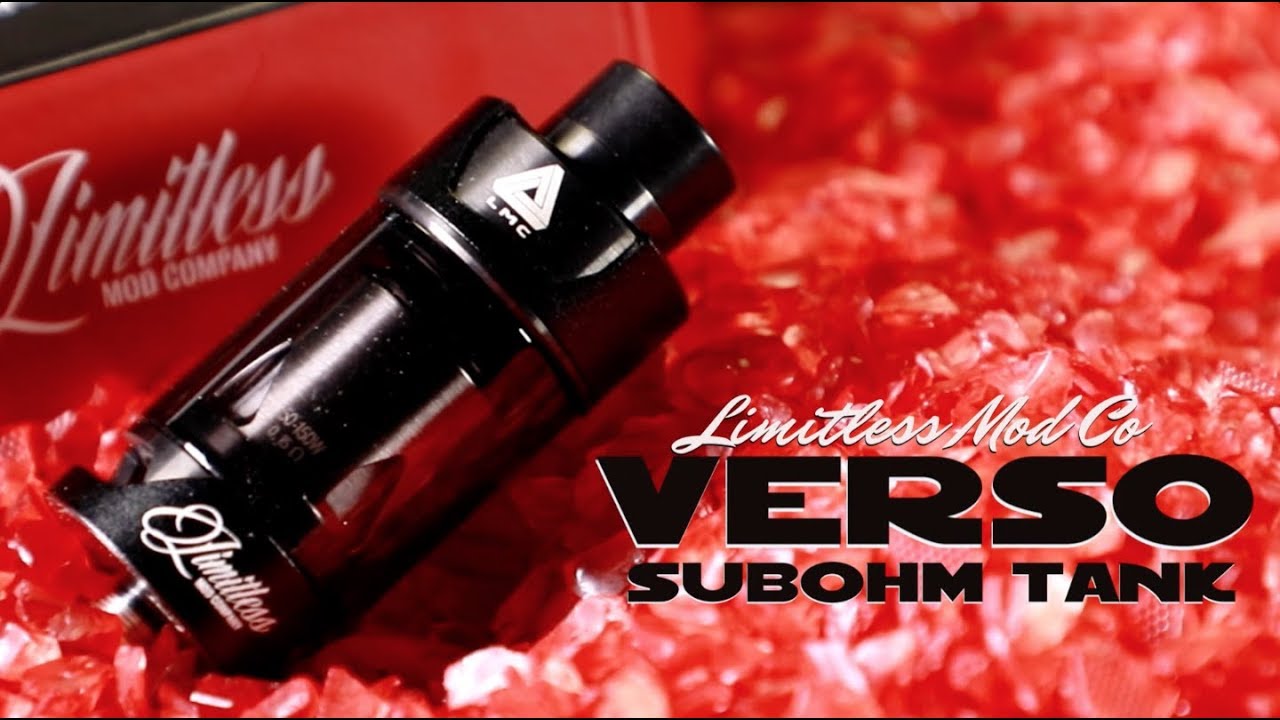 VERSO SubOhm Tank by Limitless Mod Co (Vape Tank Review)