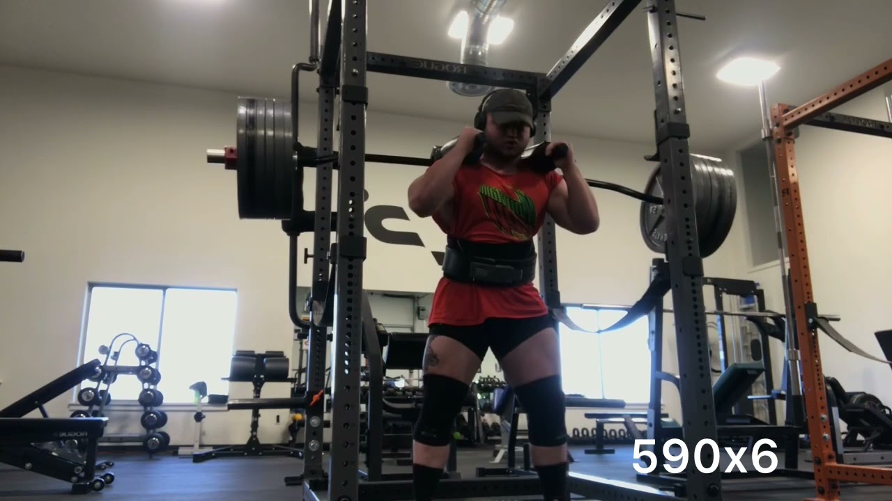 590x6 SSB Squat Session