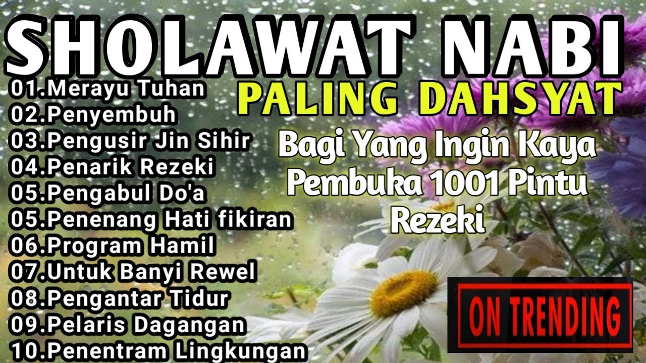 Putar 5 Menit Saja ‼️Rezeki Akan Mengejarmu, Sholawat Nabi Paling Dahsyat