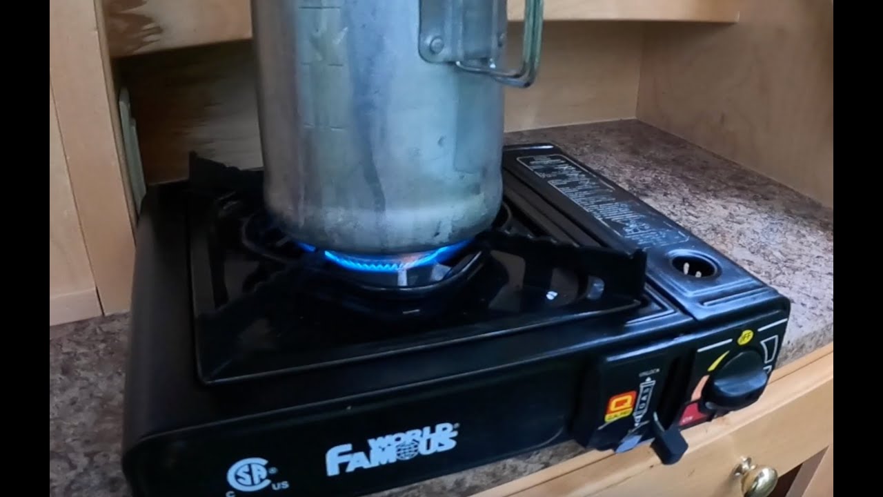 Using Cheap Butane Camping Stove