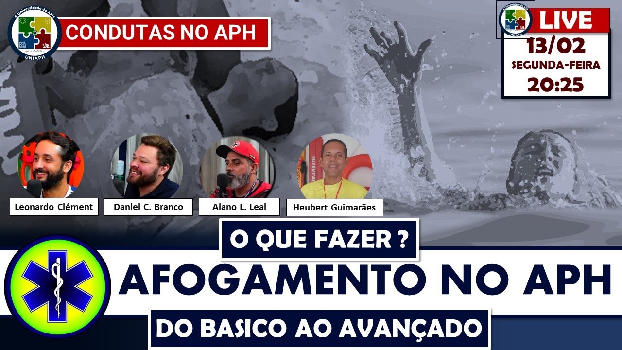 LIVE | Afogamento no APH, o que fazer? (do básico ao avançado)