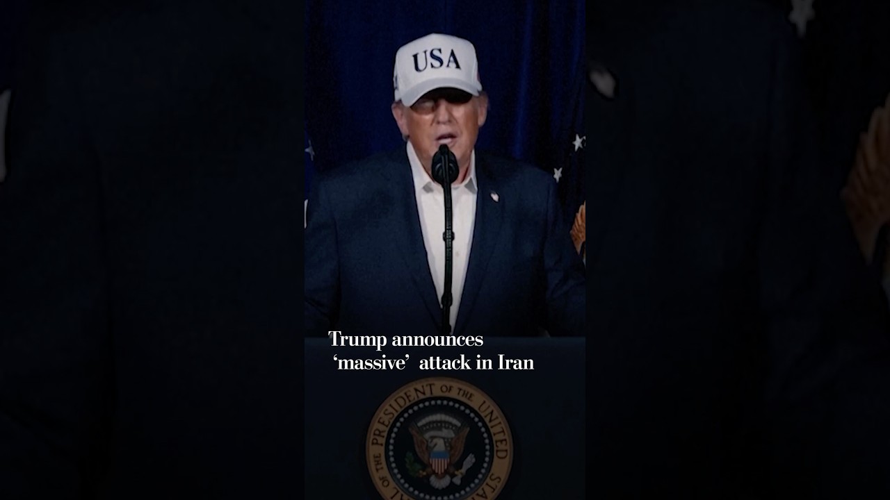 Trump announces military attack in Iran