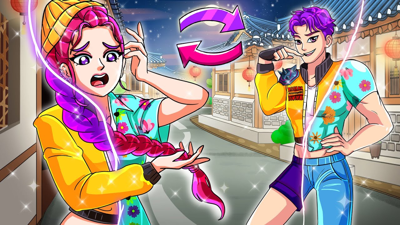 KPOP DEMON HUNTERS, But the ROLES are REVERSED?! | KPop Demon Hunters Animation