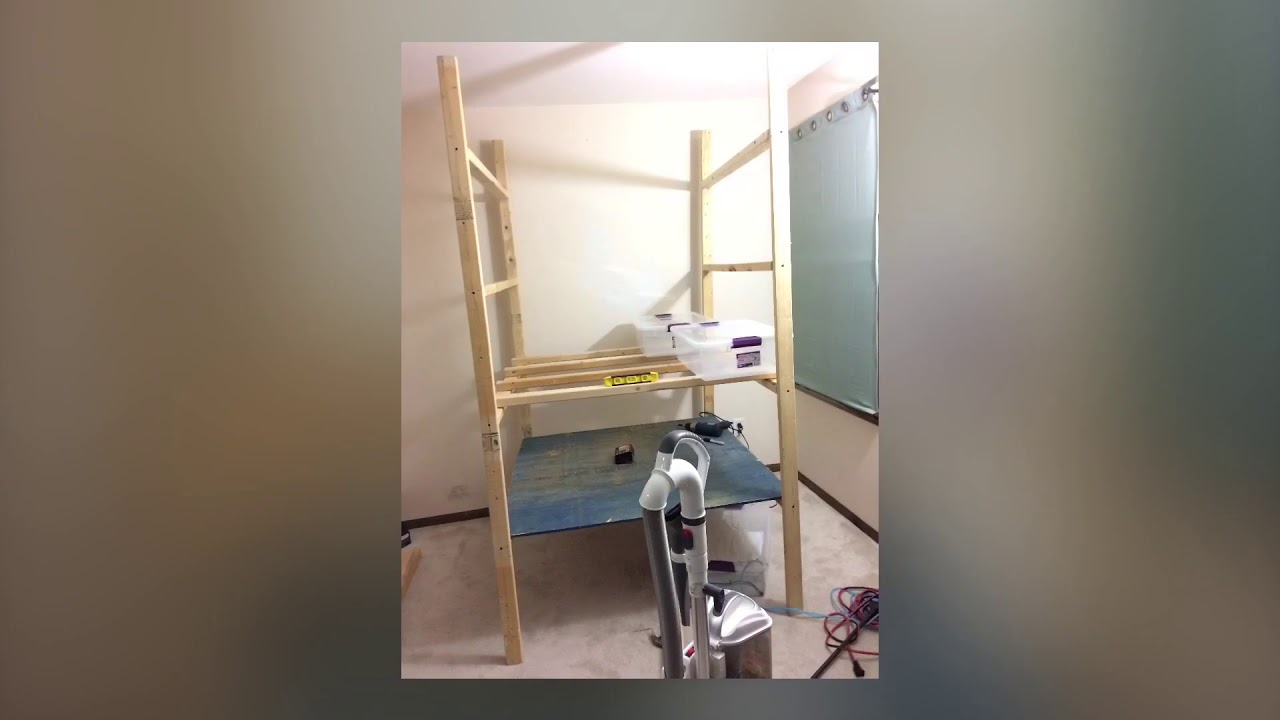 4x4 Hydroponic Micro Green Grow Space Pt 1
