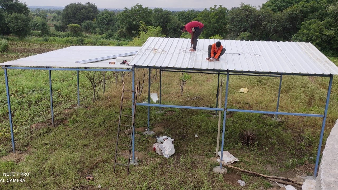 PART -1 | Farm Shed Making in 3 days | 35×20 | Aprrox 700sq.ft. |