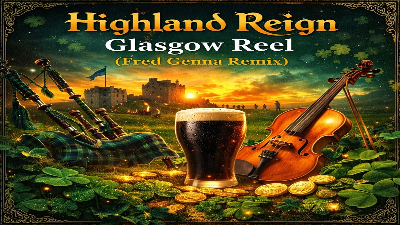 Saint Patrick - Highland Reign - Glasgow Reel (Fred Genna Remix) 4K #saintpatrick #saintpatricksday