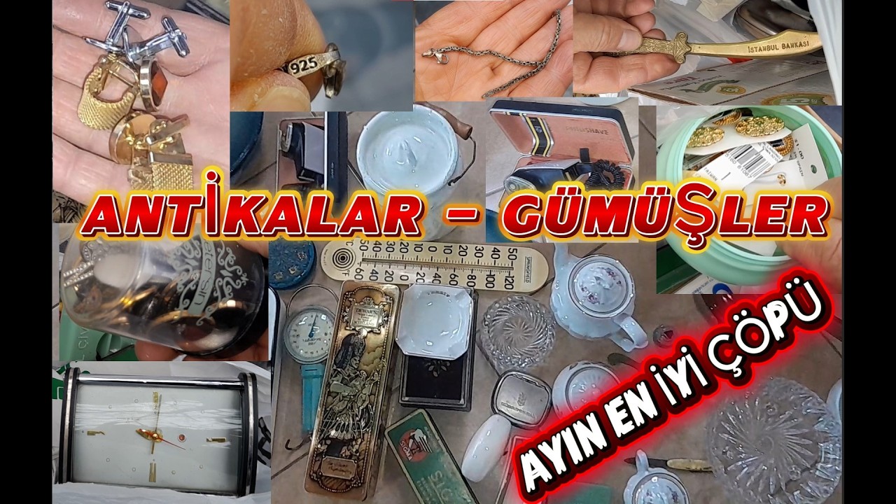 AYIN EN İYİ ÇÖP TURU - ANTİKALAR VE GÜMÜŞLER BULDUK 💯