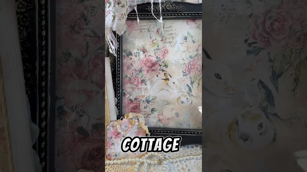 Идеи в стиле шебби-шик с использованием цифровых файлов Cottage Rose 